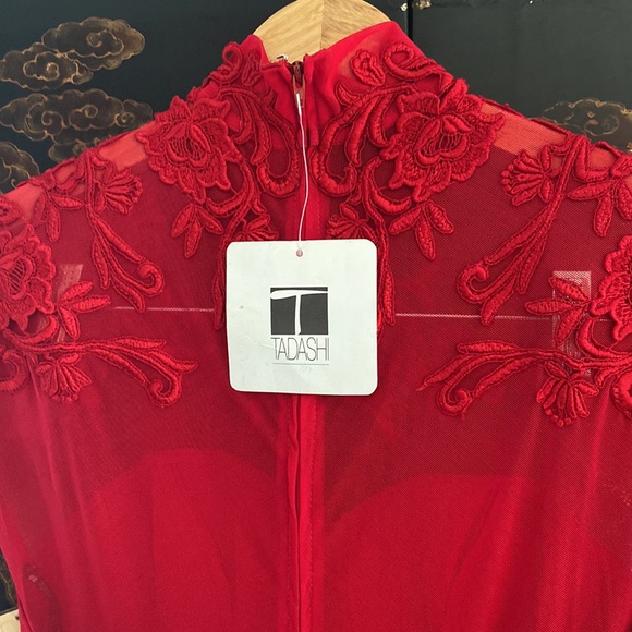 NWT $295 TADASHI Dress sexy Medium body-con - Picture 5 of 10